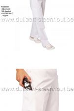 Healthcare clothing - Verplegers / verpleegsters witte broek voor dames en heren / Dimopo