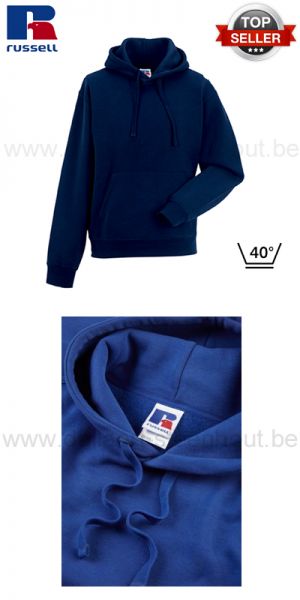 Russell - French navy werksweater met kap / werktui met kap / Hooded Sweatshirt R-265M-0