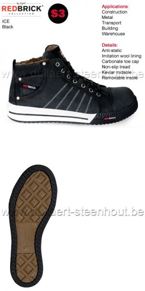 Redbrick - S3 Sneaker werkschoenen / werksneaker ICE met voering