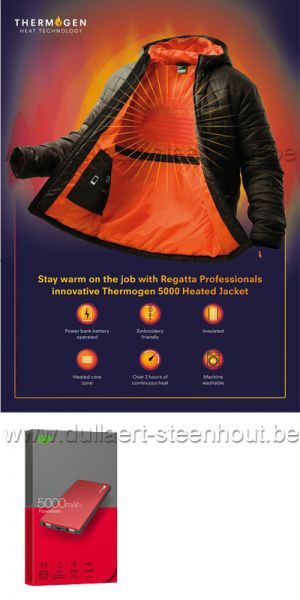 Regatta Thermogen Powercell 5000 Thermal Jacket - verwarmde jas inclusief accu 5000 mAh