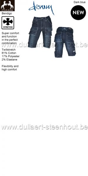 STEVEJEANS Comfortabele stretch jeans werkshort / stretch spijker werkshort - Bendigo