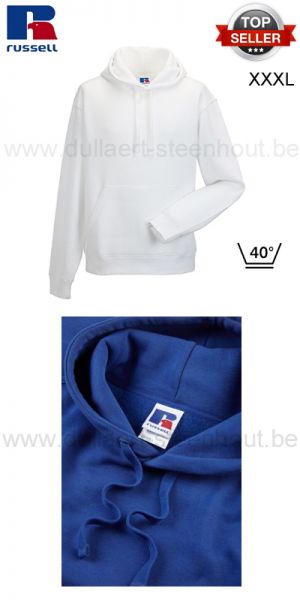 Russell - Witte werksweater met kap  / Hooded Sweatshirt R-265M-0 - XXXL