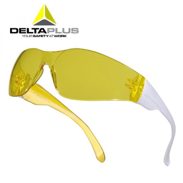 Deltaplus gele veiligheidsbril Brava2 yellow