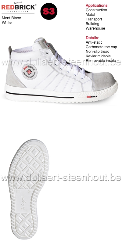 Redbrick Safety sneaker werkschoenen / veiligheidsschoenen sneaker - Mont blanc S3
