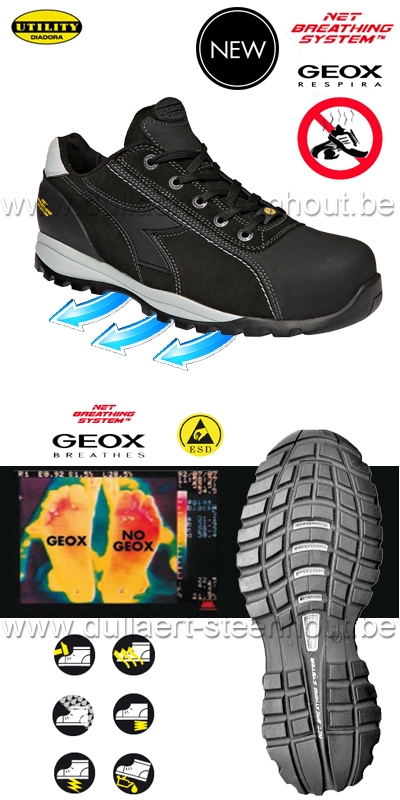 Diadora Utility - Glove Tech low S3 werkschoenen / veiligheidsschoenen met GEOX technology