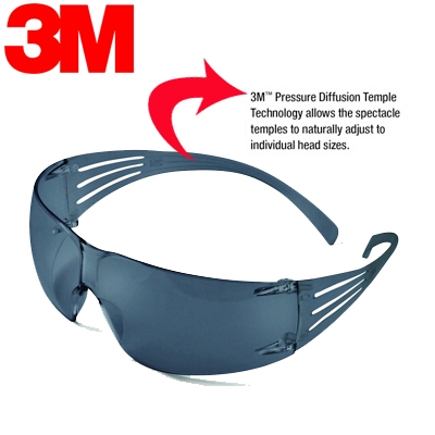3M SecureFit SF202 uiterst flexibele donkere veiligheidsbril / zonnebril