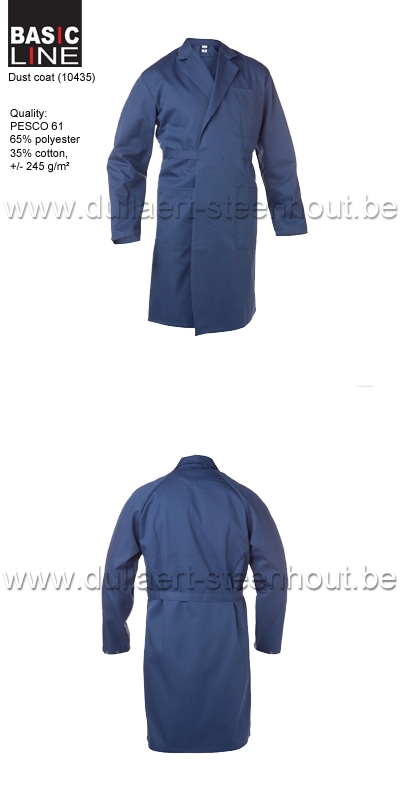 Basic Line - stofjas blauw / polyester-katoen